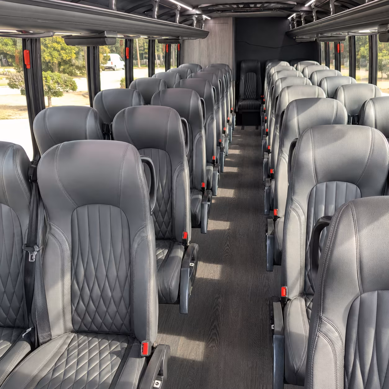 25 passenger minibus inside