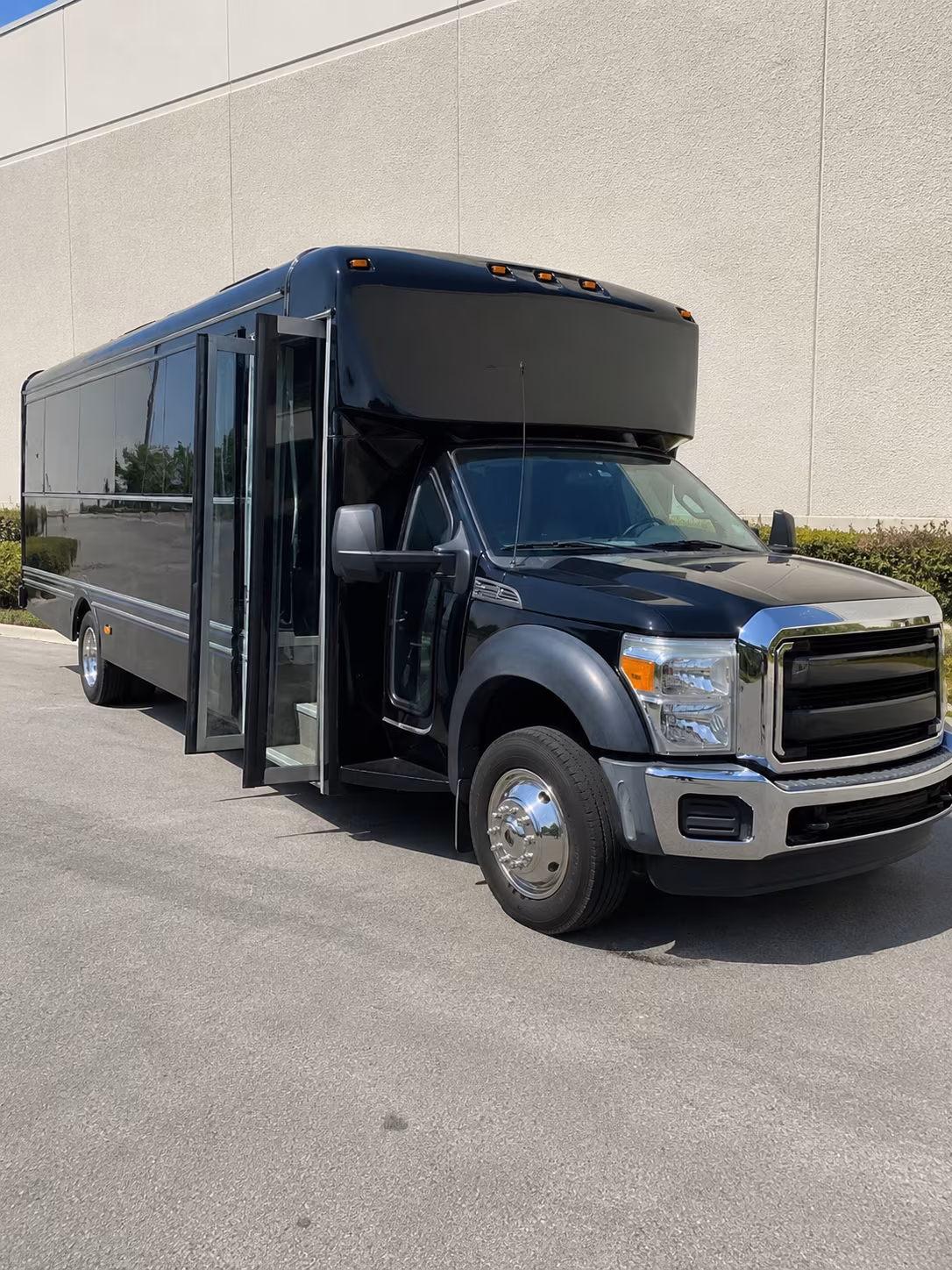 bachelorette and bachelor party buses through downtown modesto