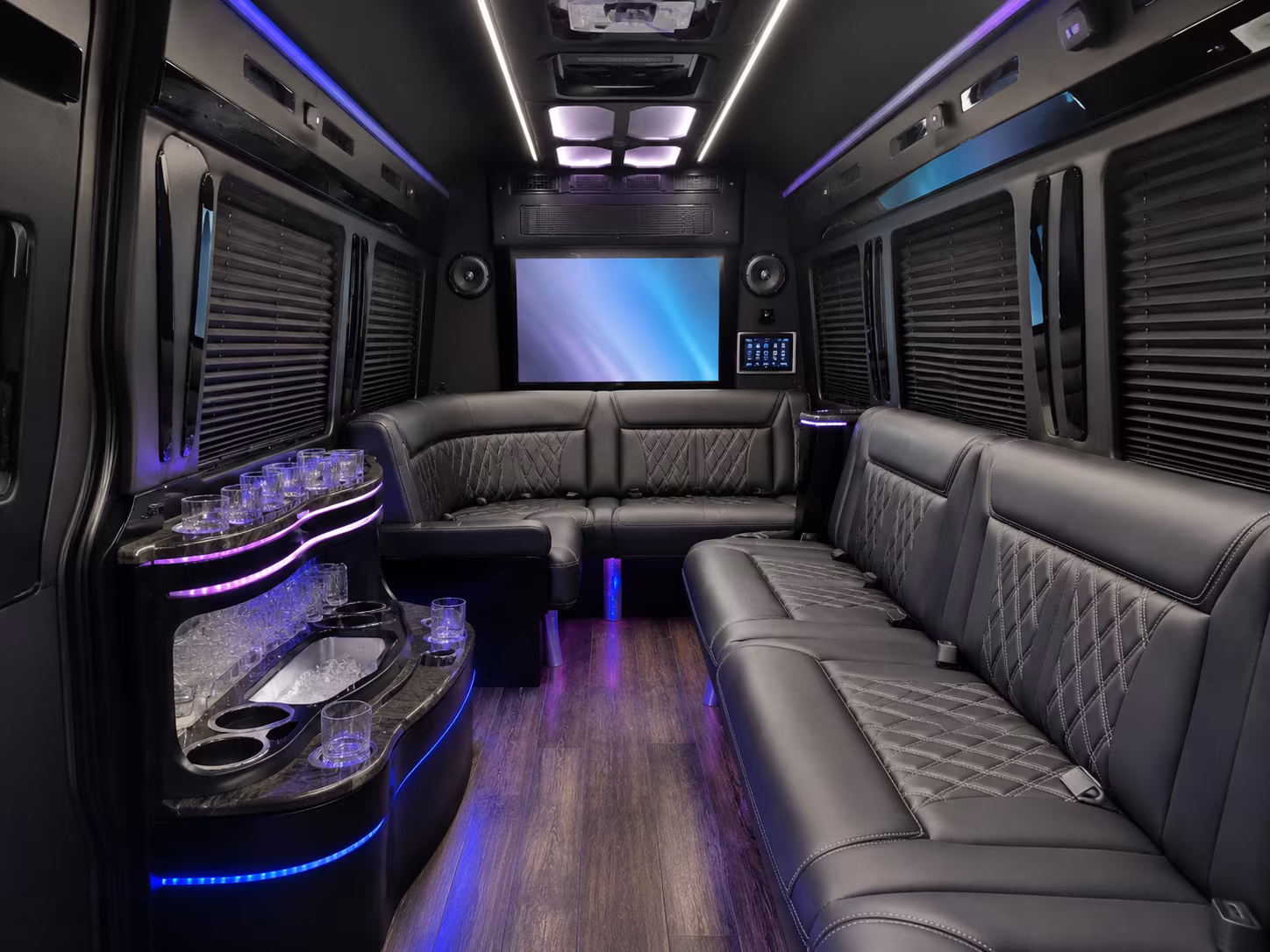 bus rental options for modesto trips