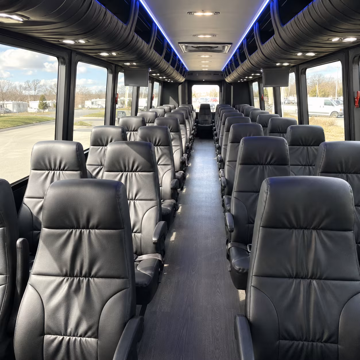 modesto airport transportation onboard seating