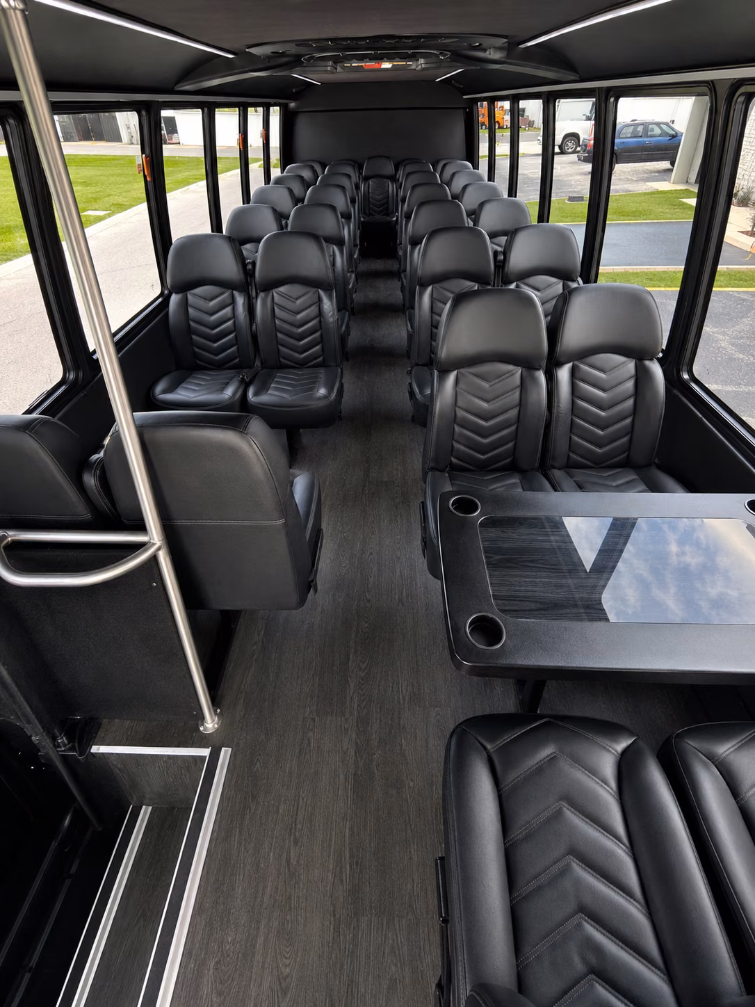 modesto concert transportation onboard seating