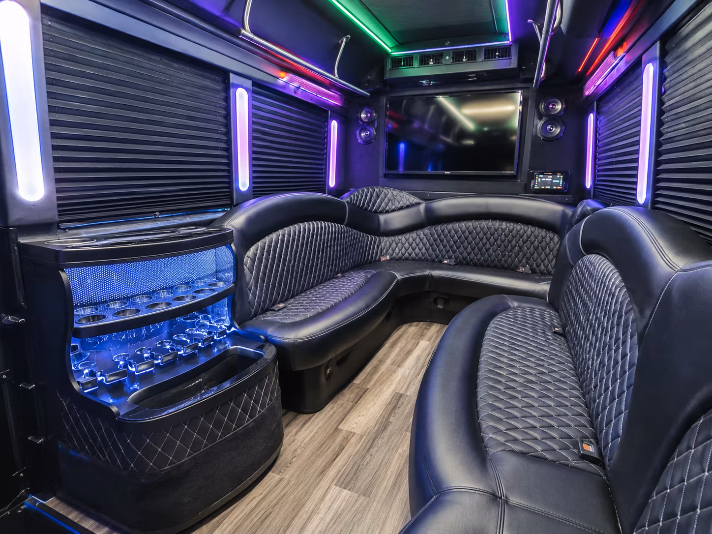 modesto night out party bus rental