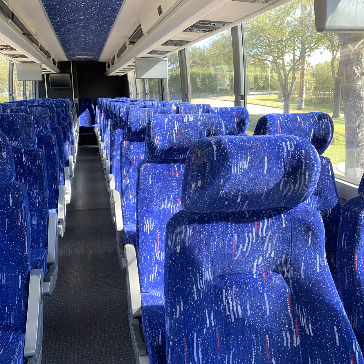 modesto religious group transportation onboard seating