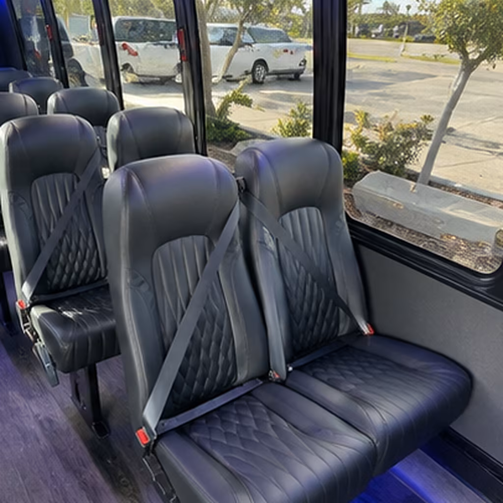 modesto school event transportation onboard seating