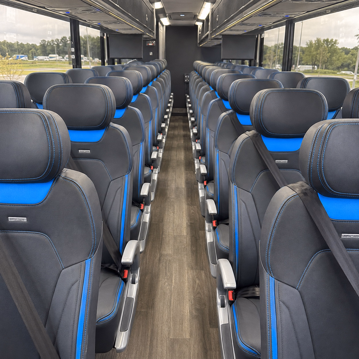 modesto wedding transportation onboard seating