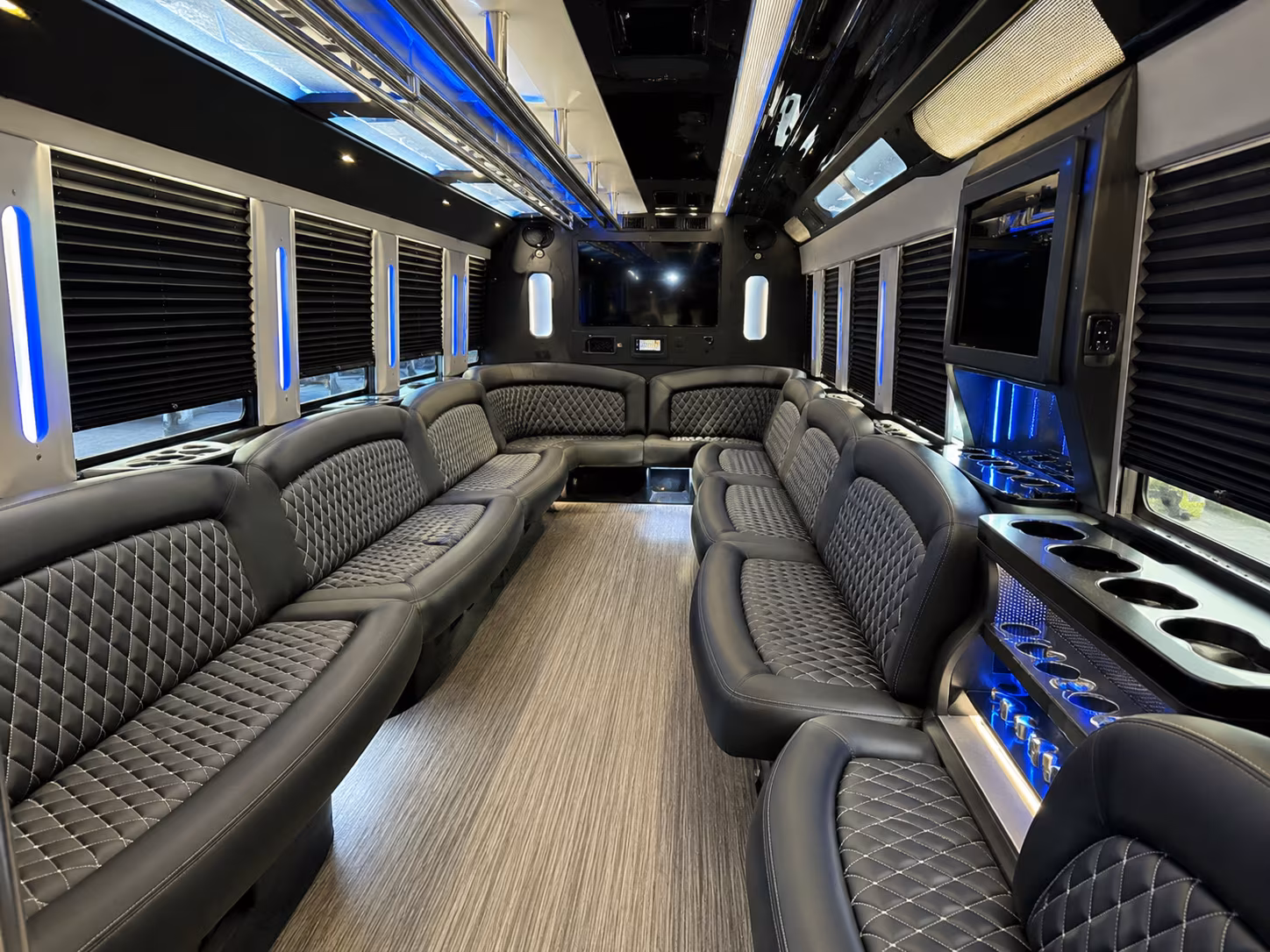 party buses for downtown modesto concert nights and bar crawls